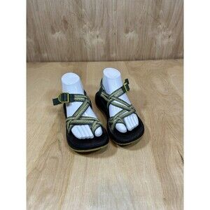 Chaco Sandals Womens Size 7 ZX2 Classic Sport Strappy Green Yellow J106584